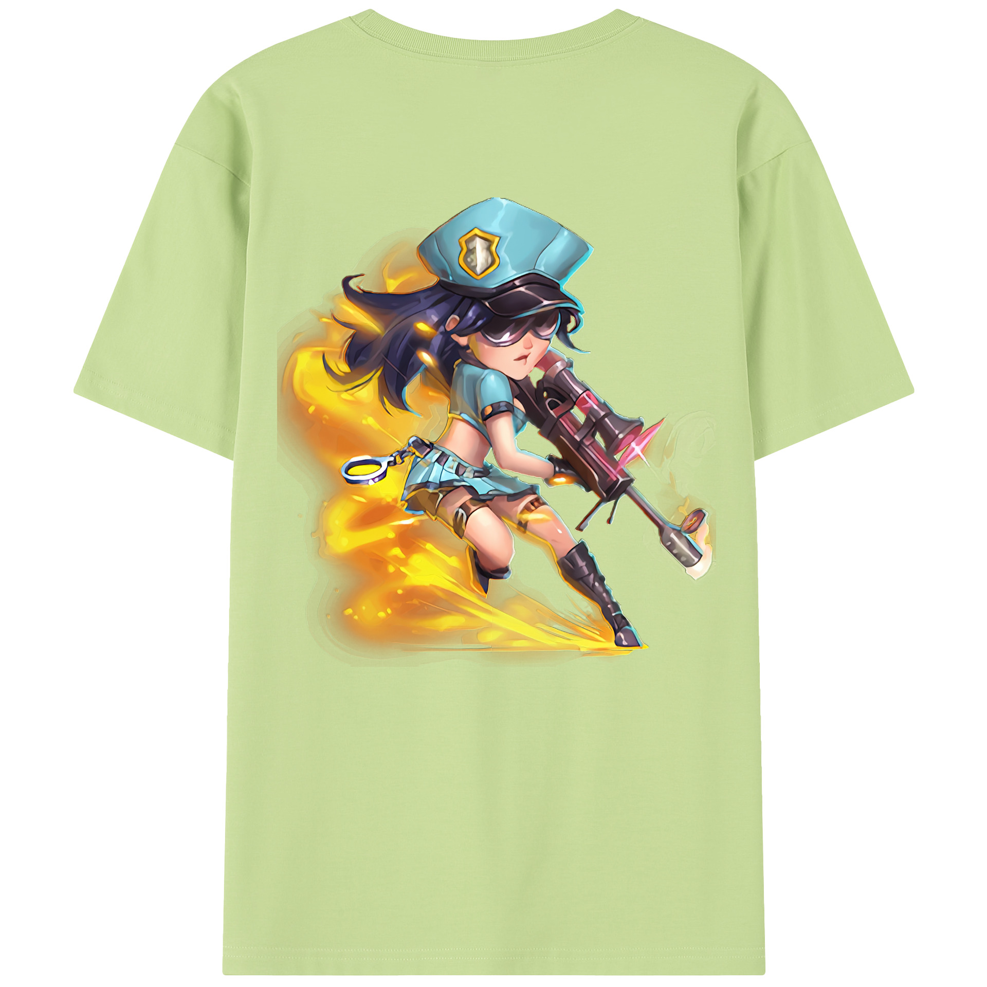 リーグ・オブ・レジェンド League of Legends LOL 綿100％半袖Tシャツ（背面プリント）